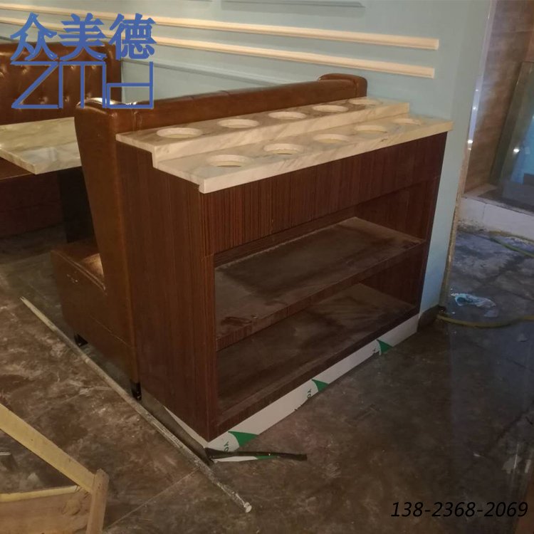 火鍋調(diào)料臺(tái)，大理石醬料臺(tái)，定制調(diào)味桌