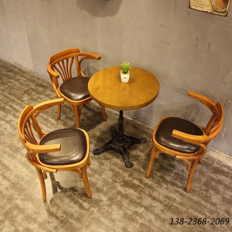 甜品店餐桌椅訂做，餐桌椅組合，休閑餐廳家具
