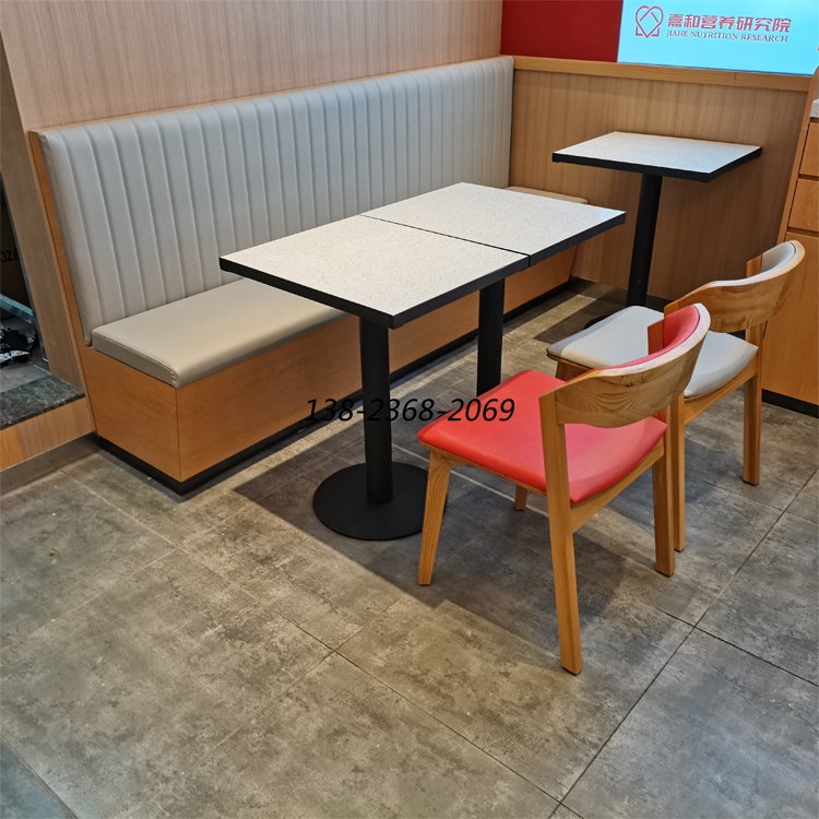 茶餐廳靠墻沙發(fā)訂制，餐